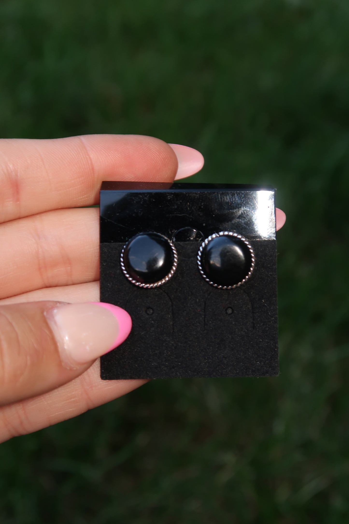 Black Onyx Studs
