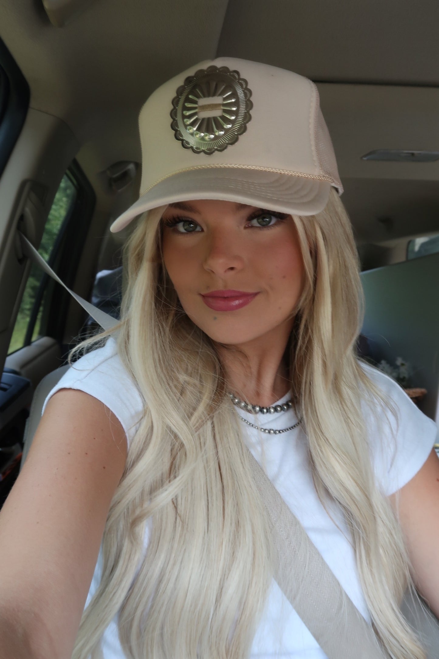 Tan Single Concho hat