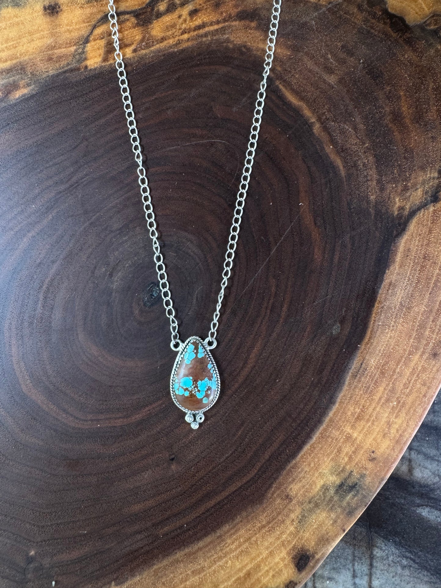 Number Eight Turquoise Necklace