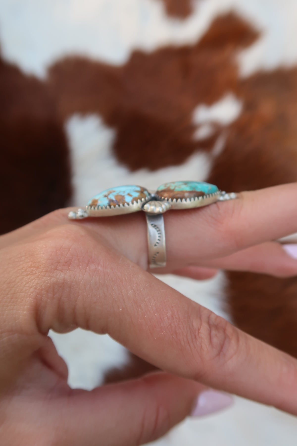 Two Stone Adjustable Ring