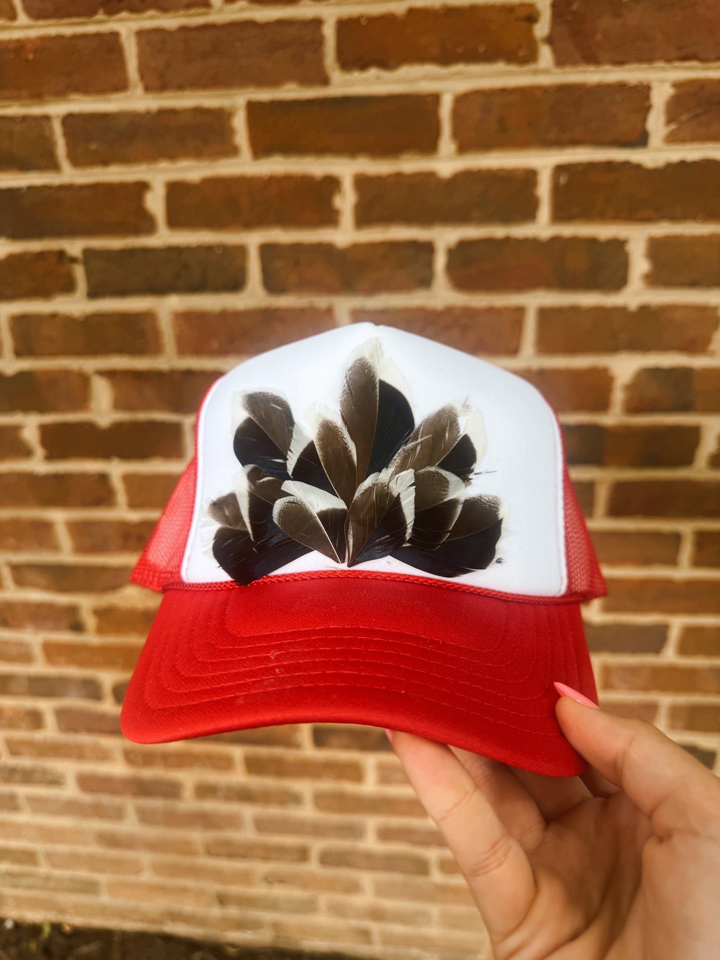 Red Feather Trucker