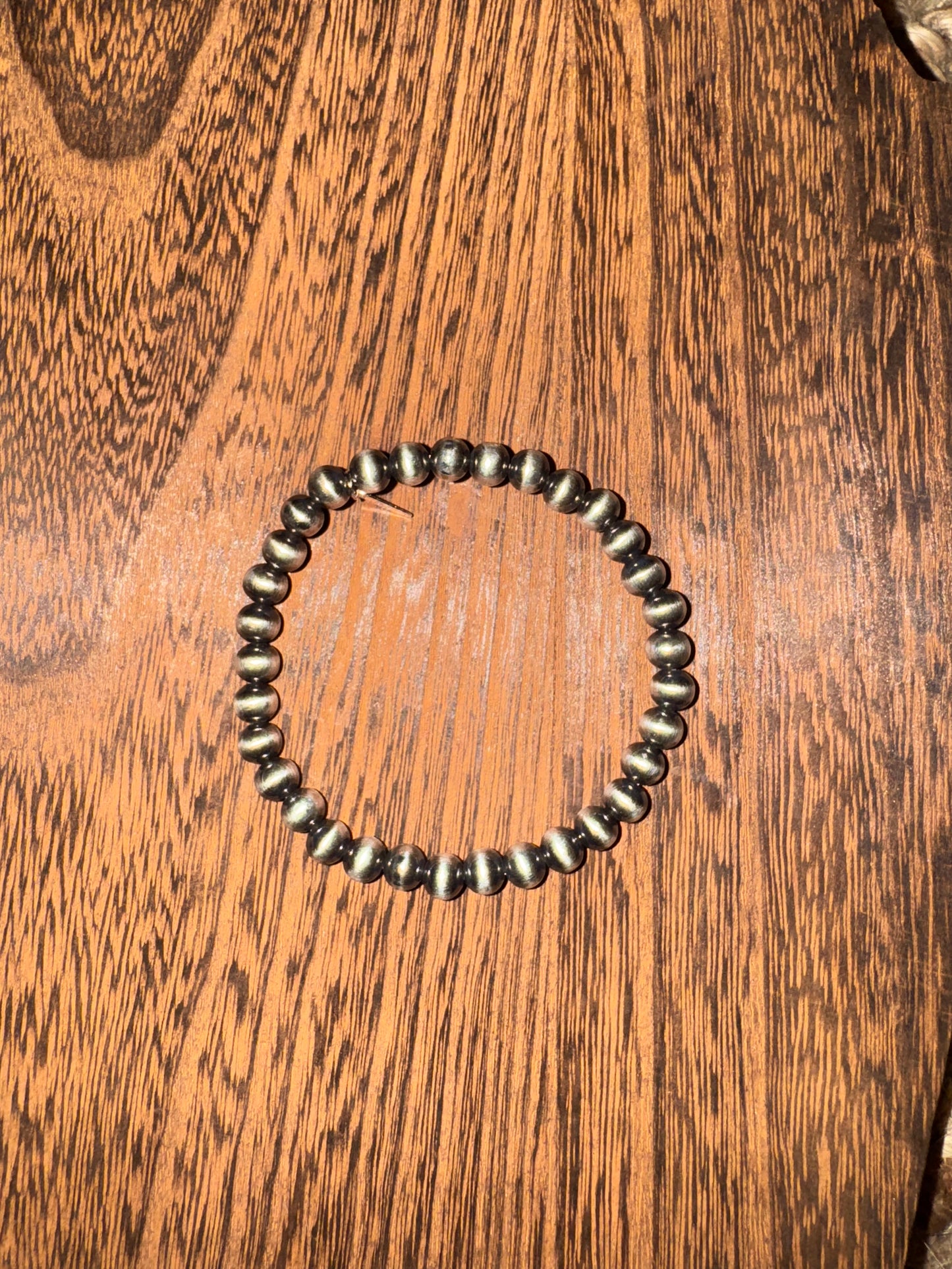 8mm silver plated bracelet