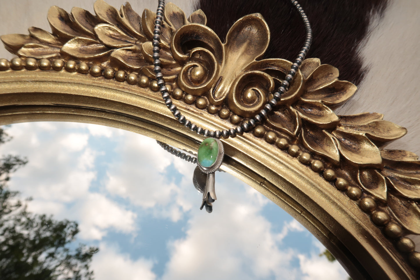 Silver Pearl Blossom Necklace