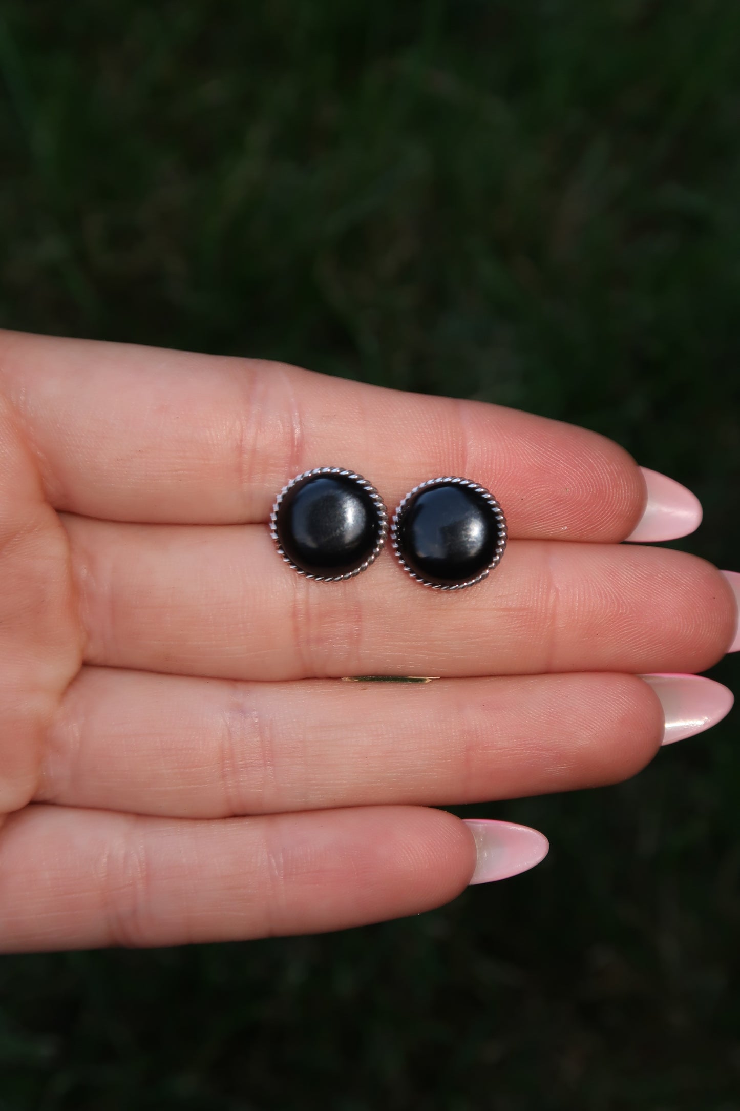 Black Onyx Studs