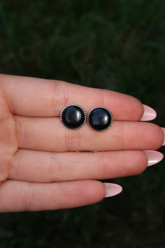 Black Onyx Studs