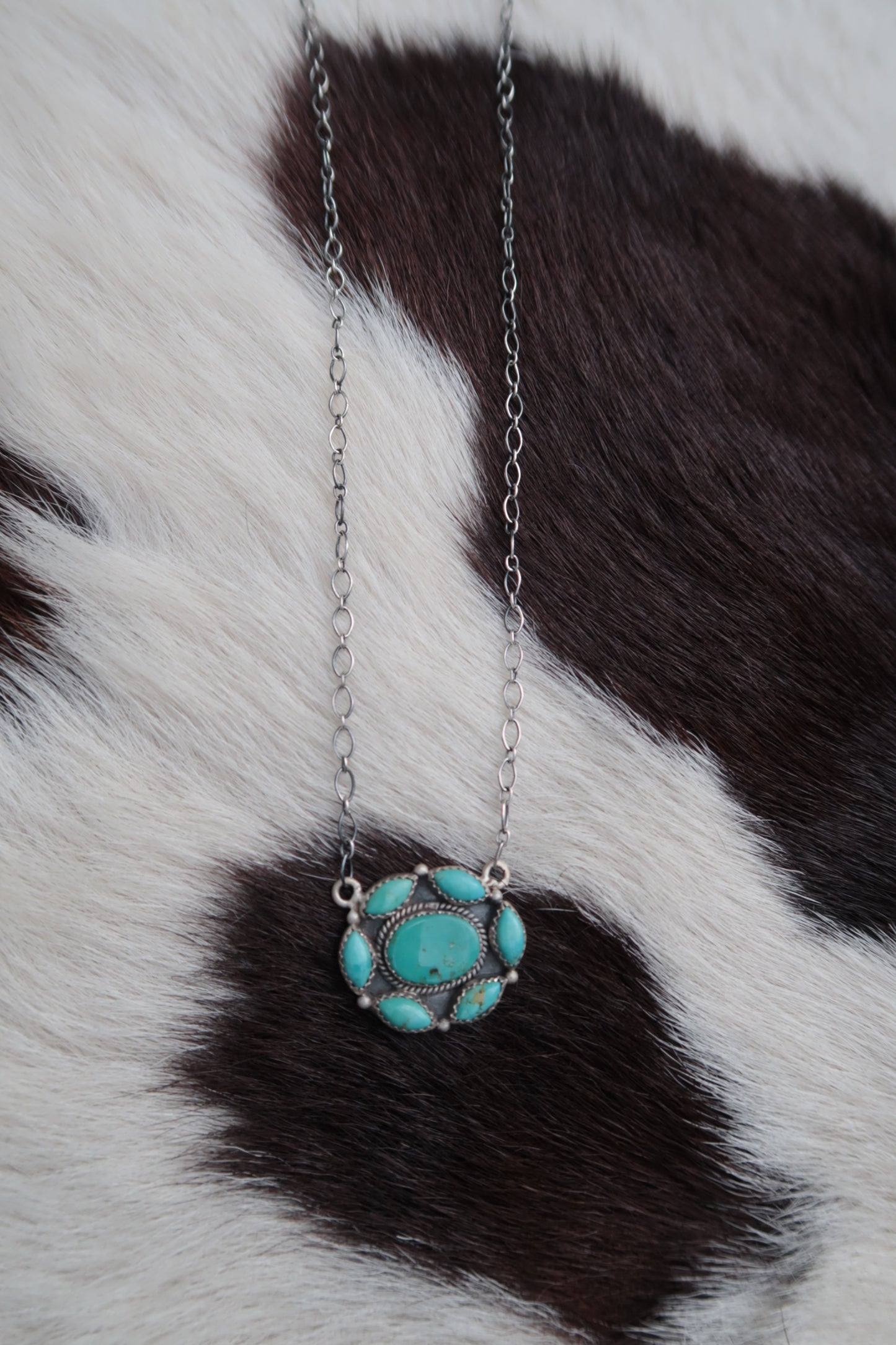 7 Stone Hada Cluster Necklace