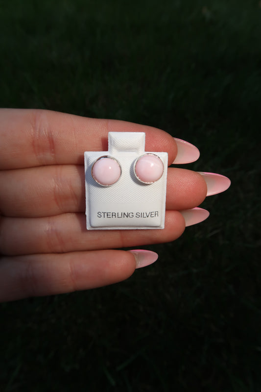 Pink Conch Studs