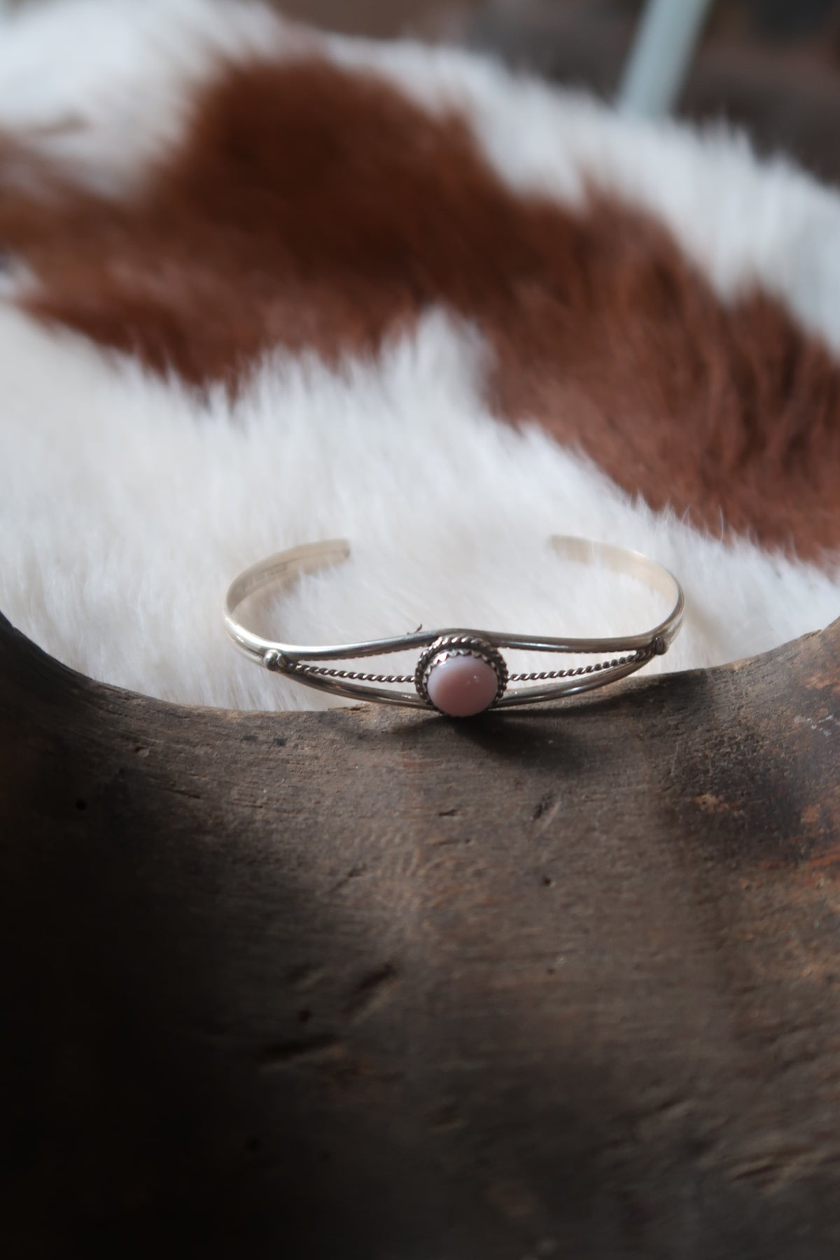 Native Pink Conch Cuff