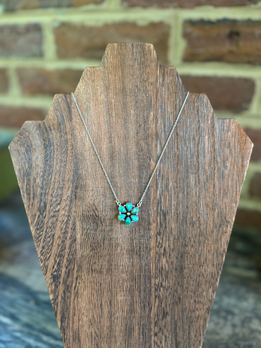 Flower Cluster Necklace