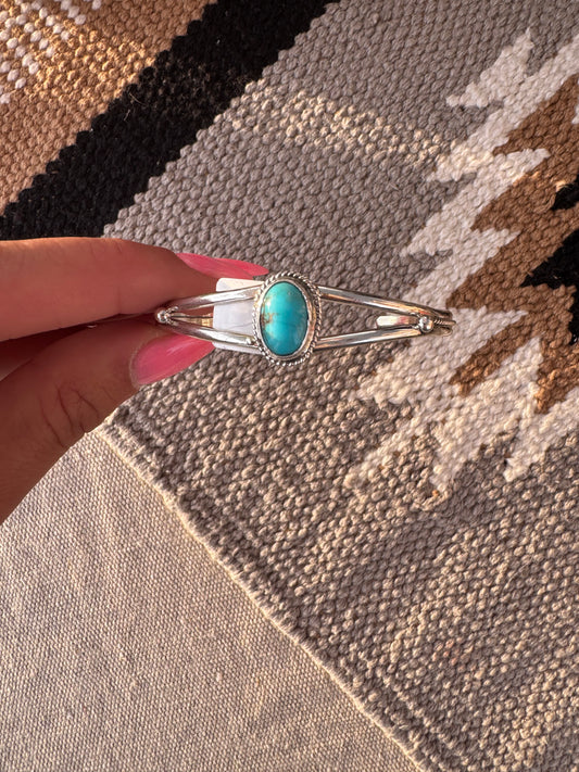 Kingman Single Stone Cuff