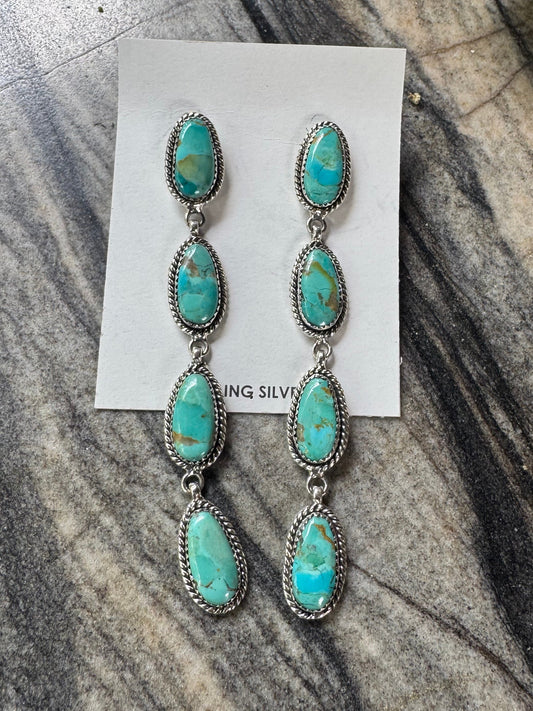 Kingman drop earrings