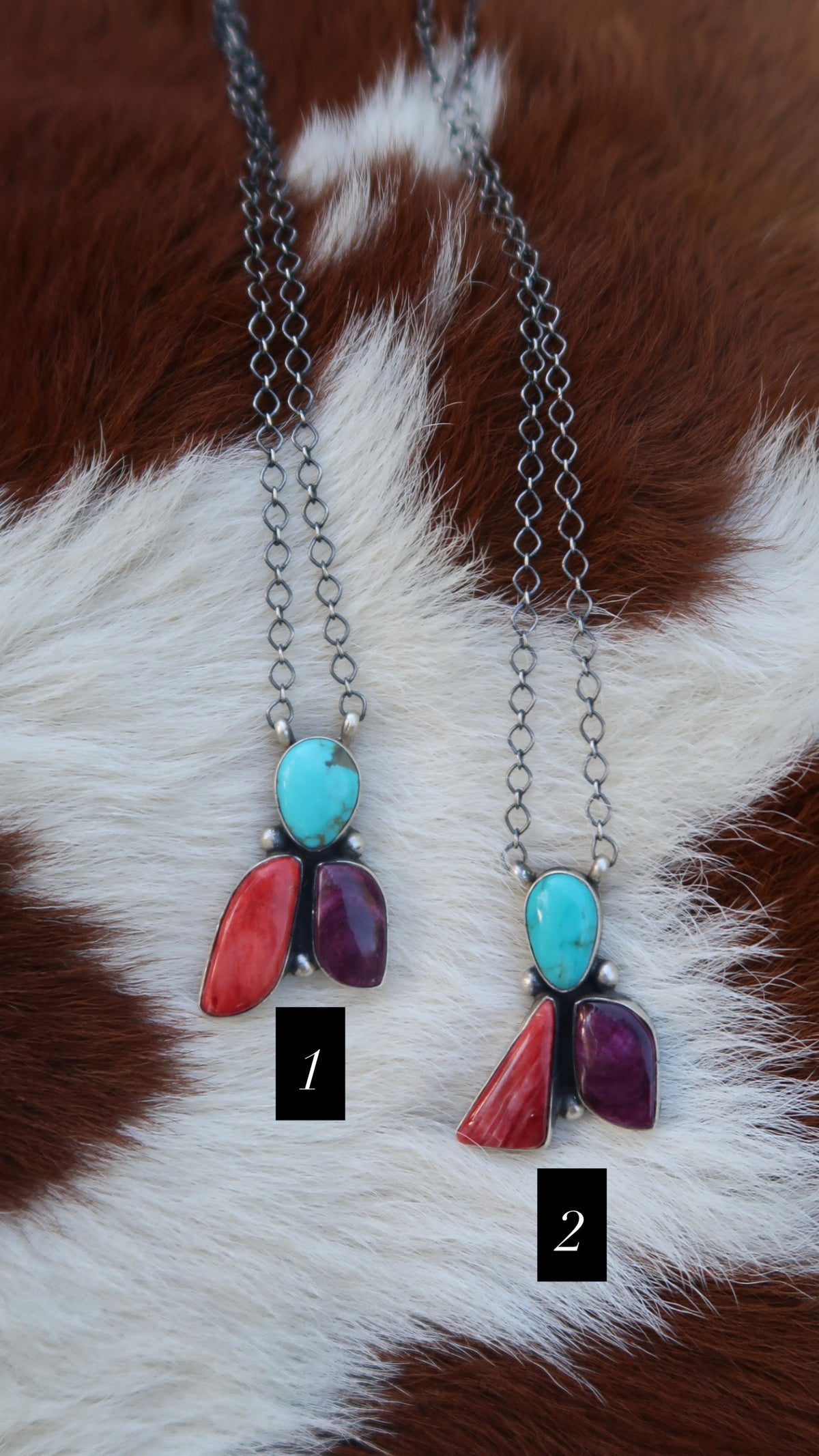 Three Stone Variety Necklace