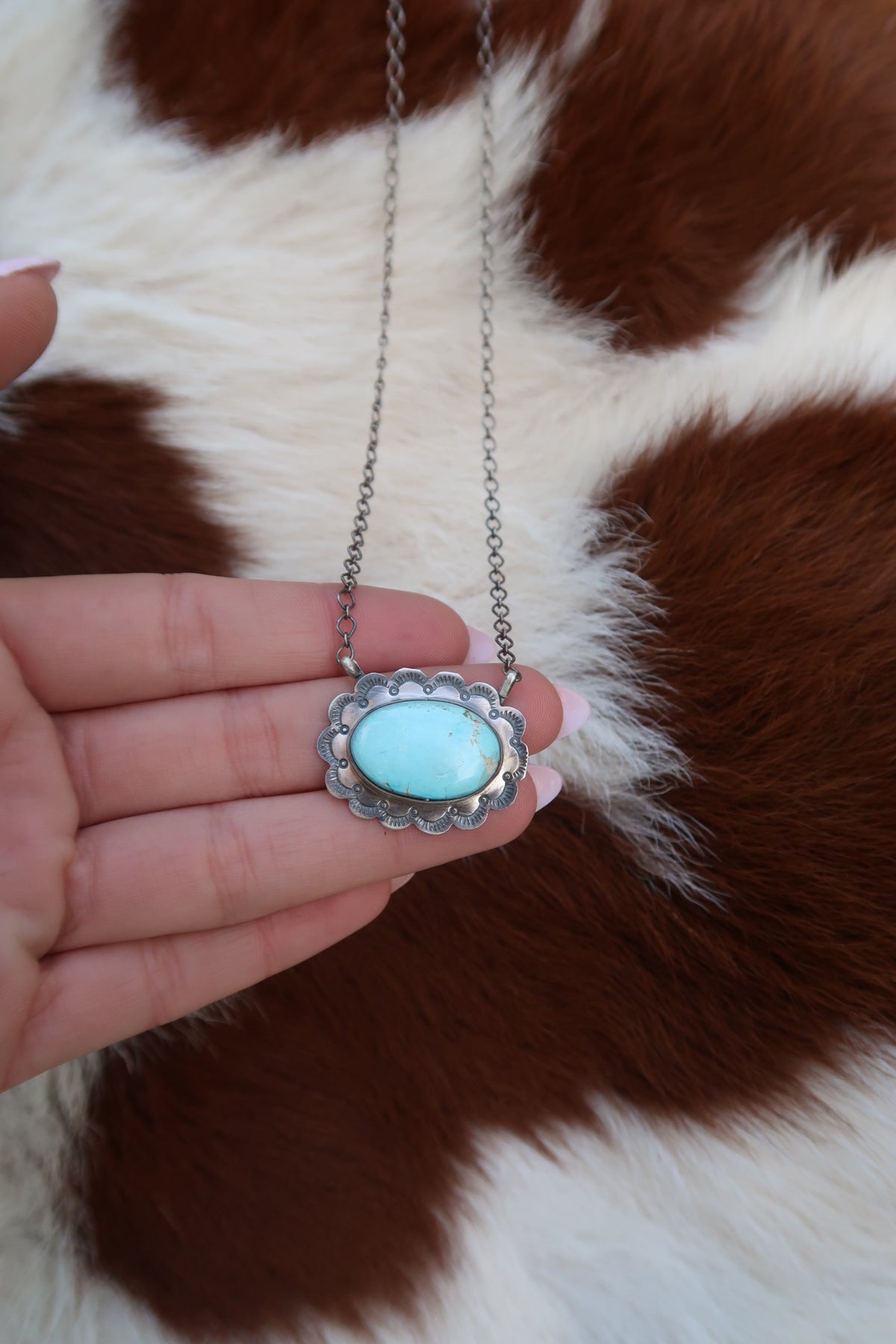 Kingman Single Stone Necklace