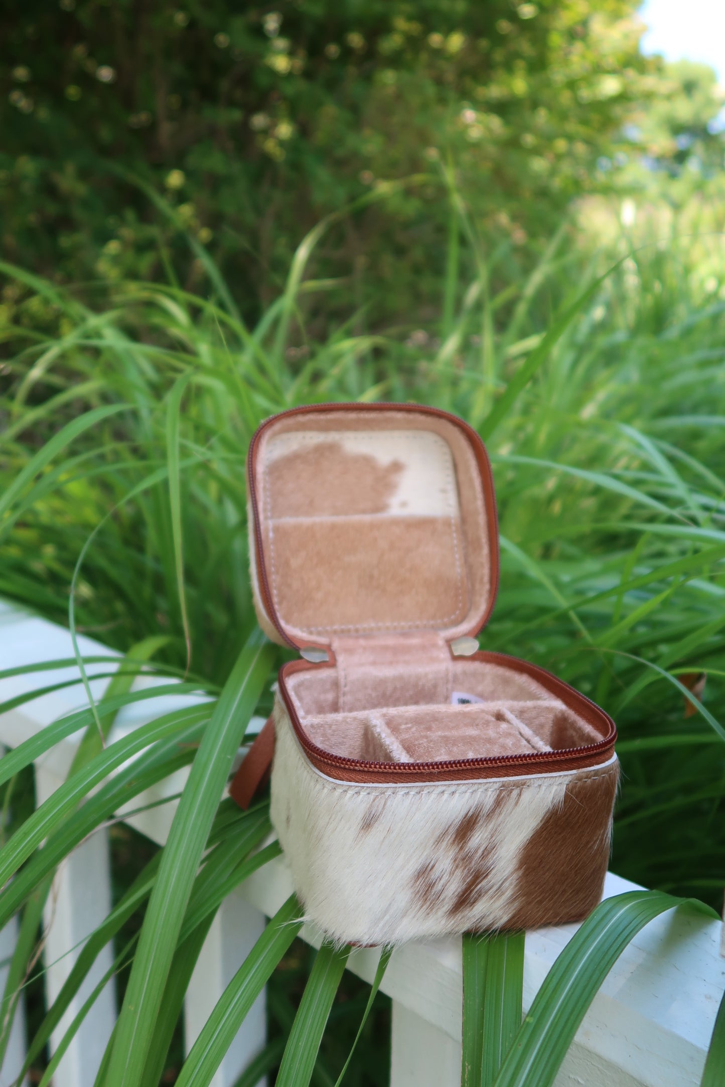 Tolled and Hide Jewelry Box