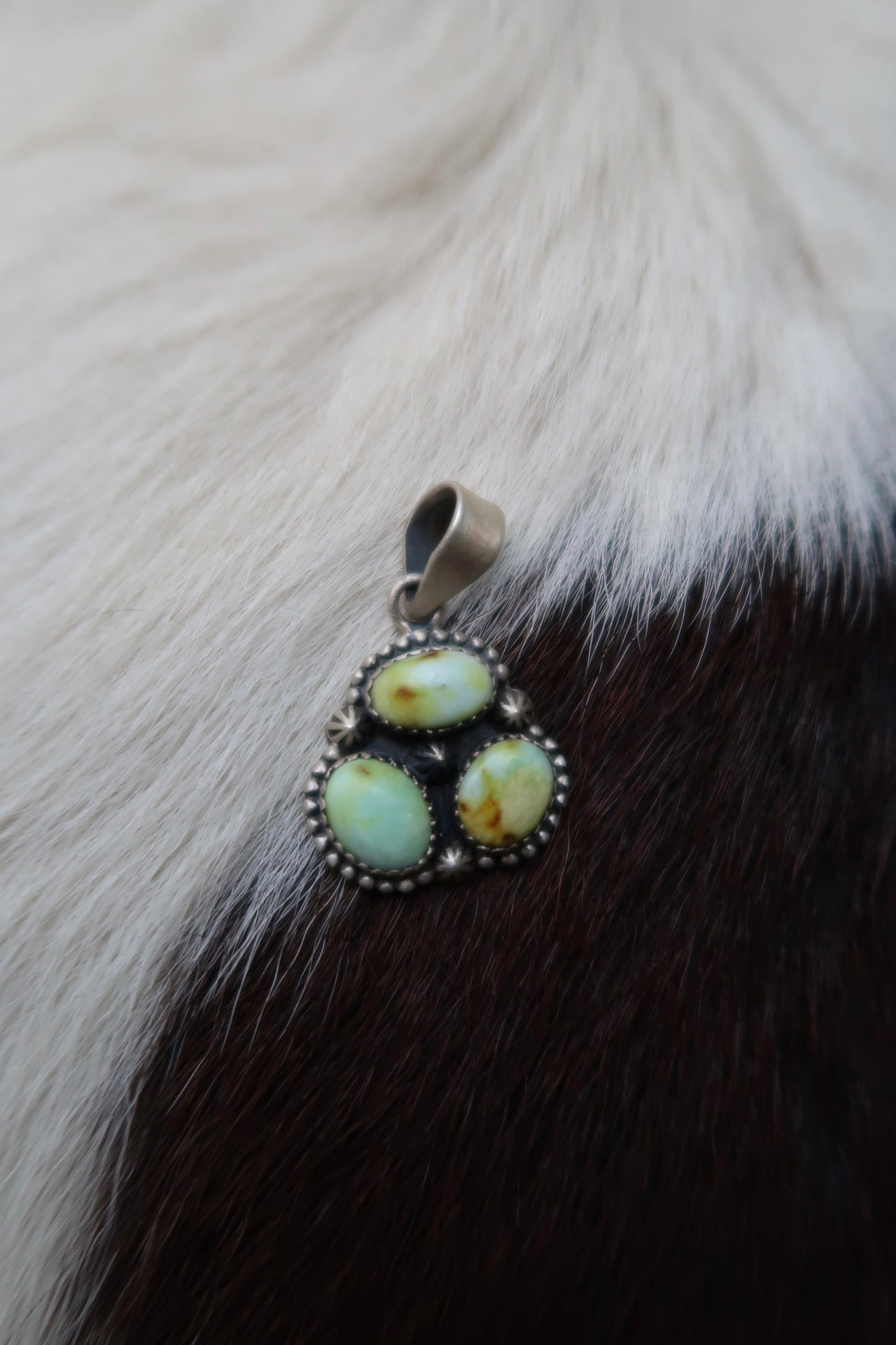 Palomino Three Stone Pendant