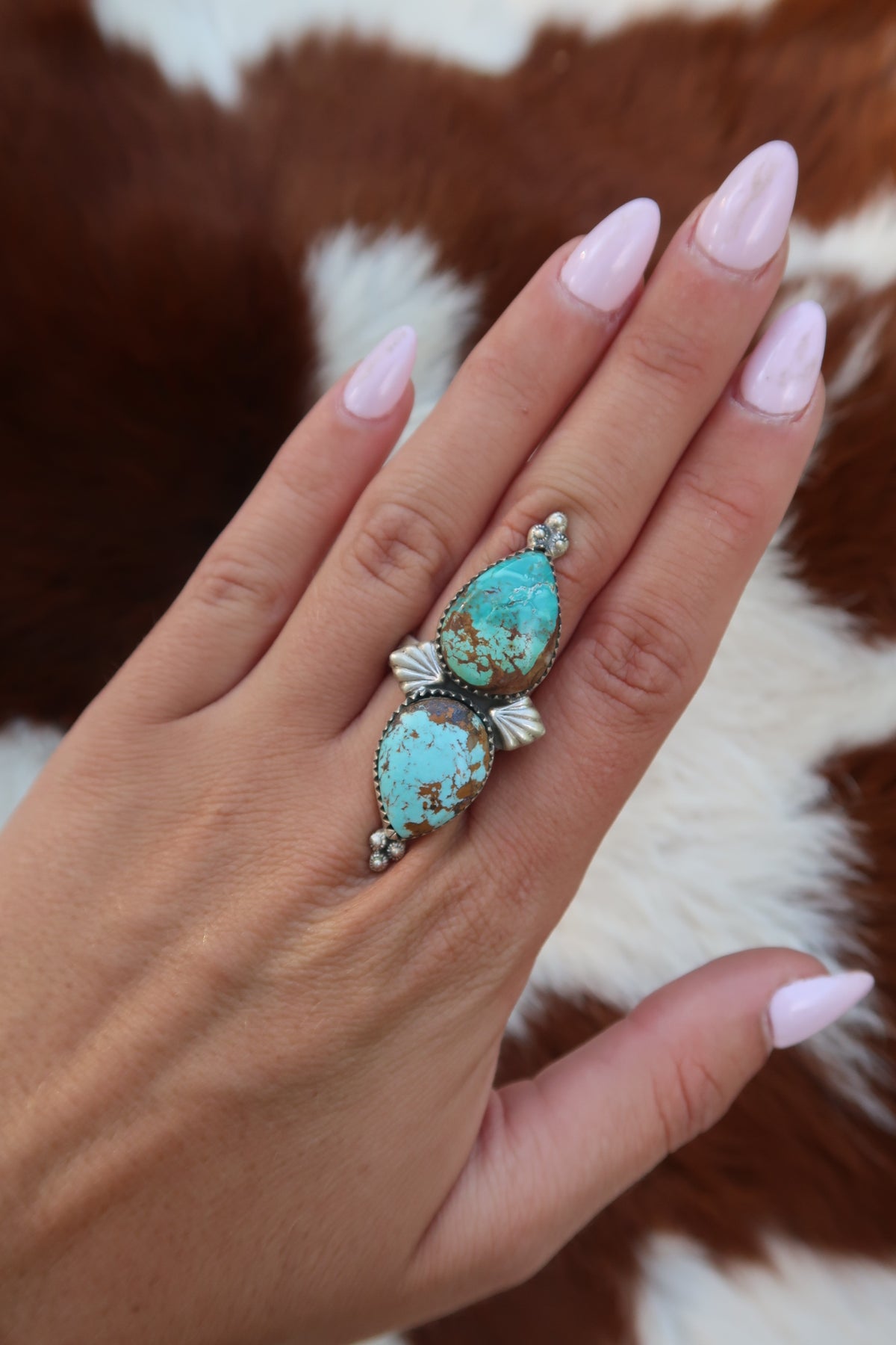 Two Stone Adjustable Ring