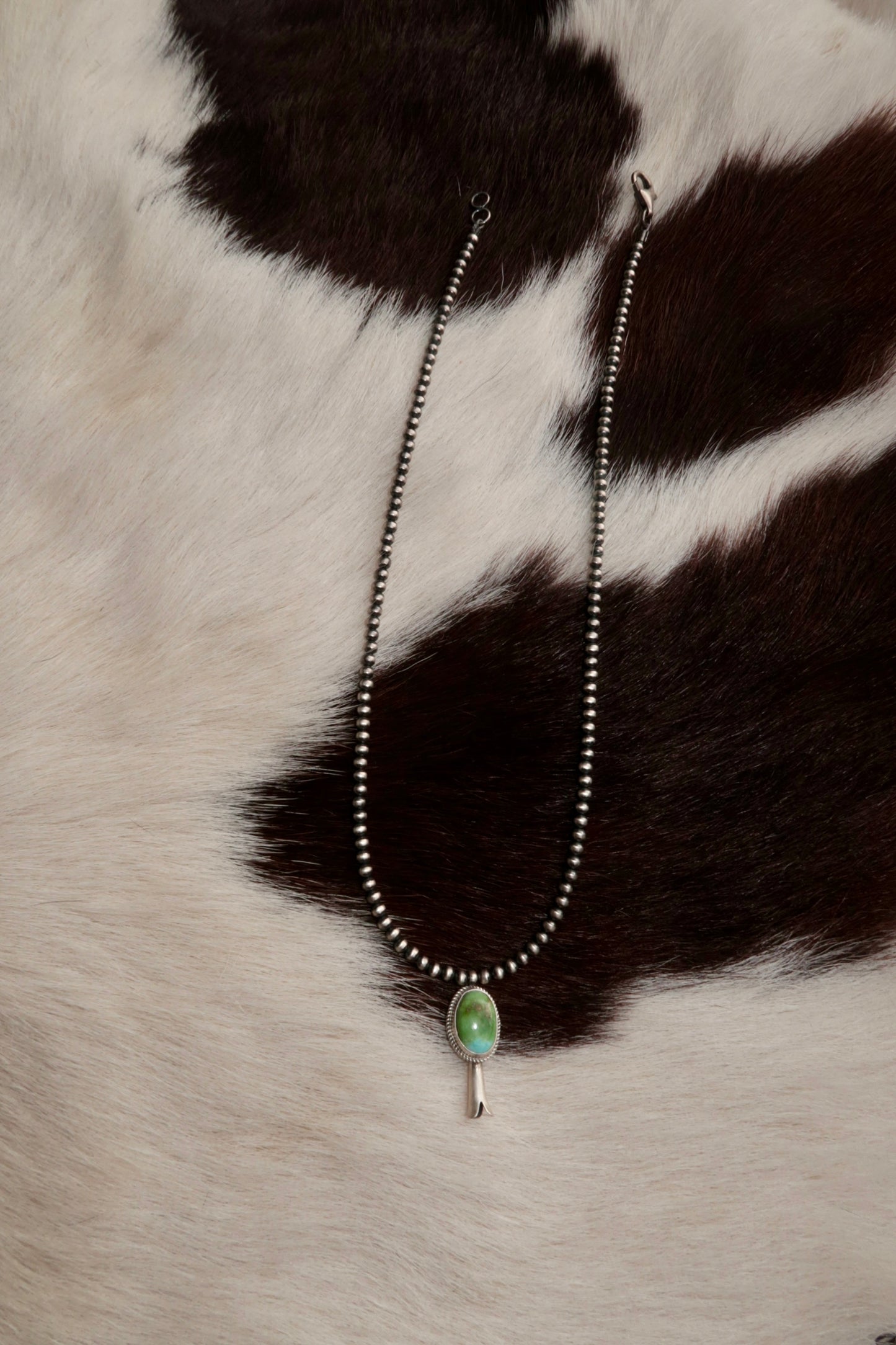Silver Pearl Blossom Necklace