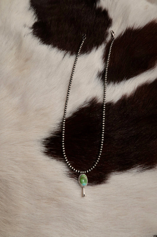 Silver Pearl Blossom Necklace