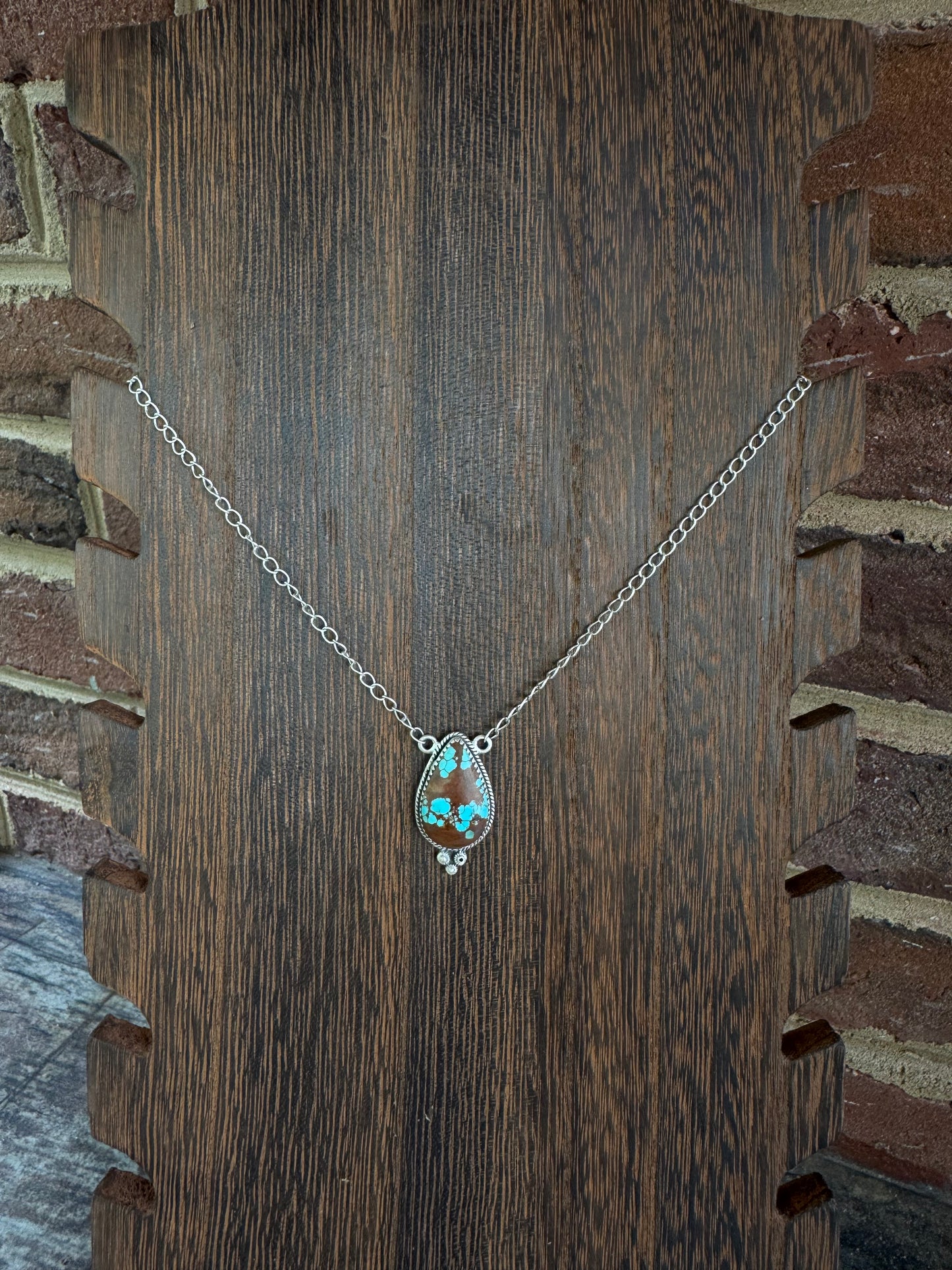 Number Eight Turquoise Necklace