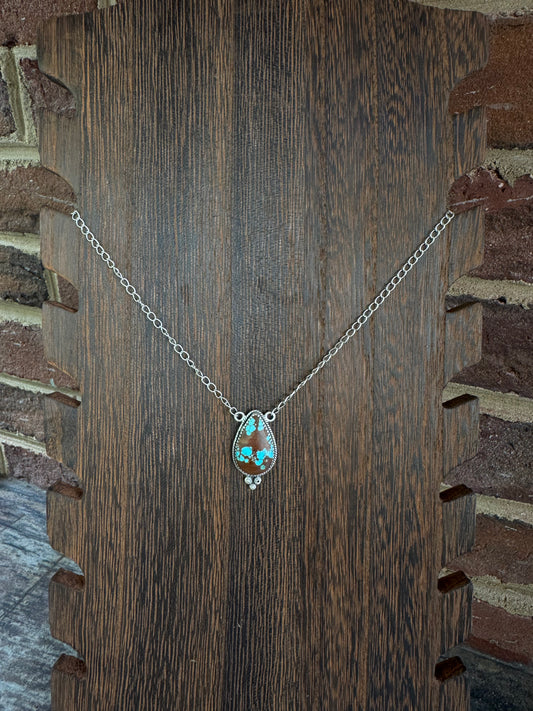 Number Eight Turquoise Necklace