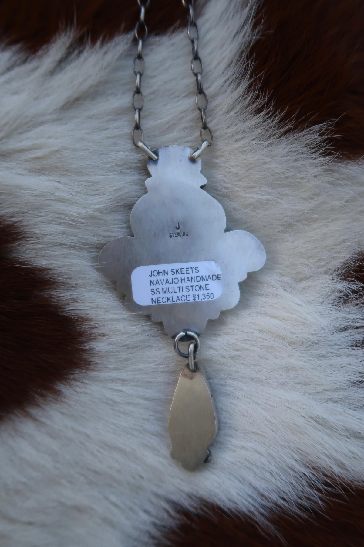Multi Stone Drop Necklace