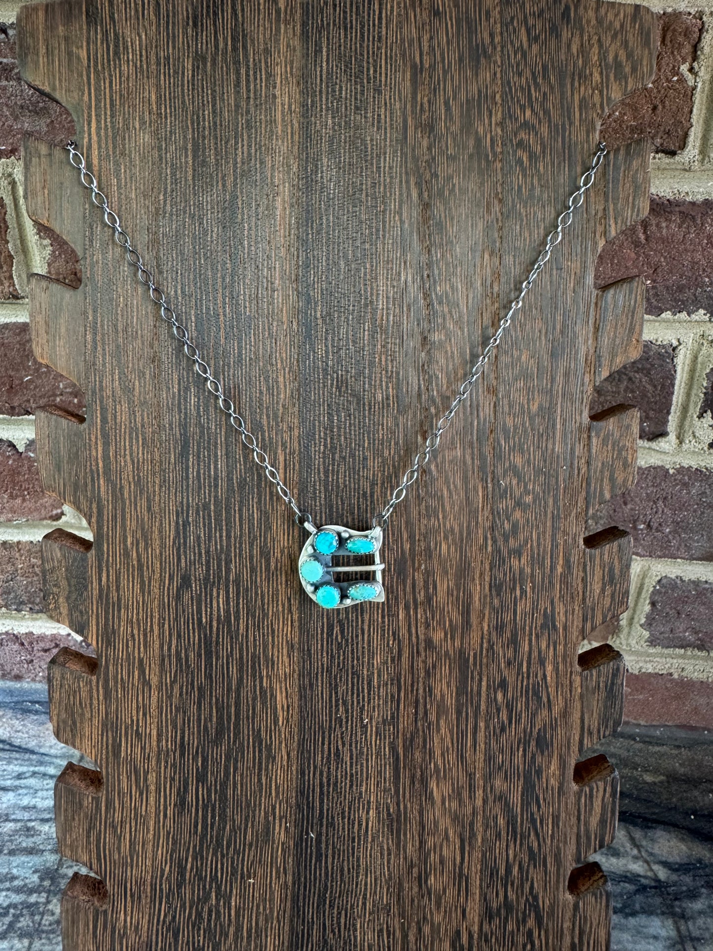 Kingman Belt Buckle Necklace