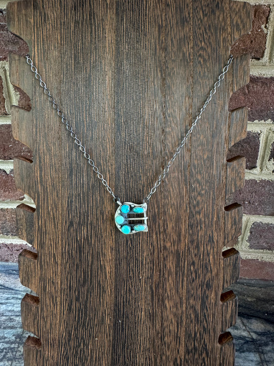 Kingman Belt Buckle Necklace