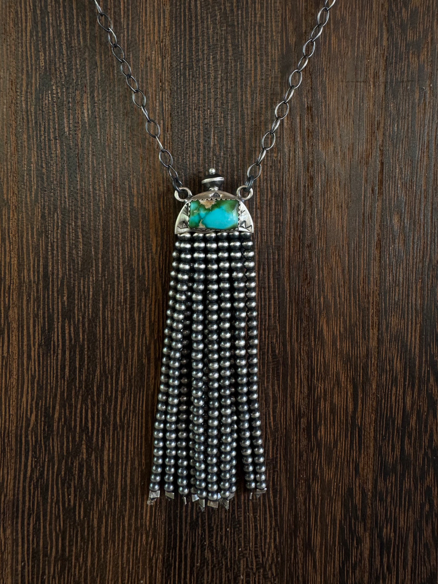 Sonoran Good and Silver Pearl Necklace