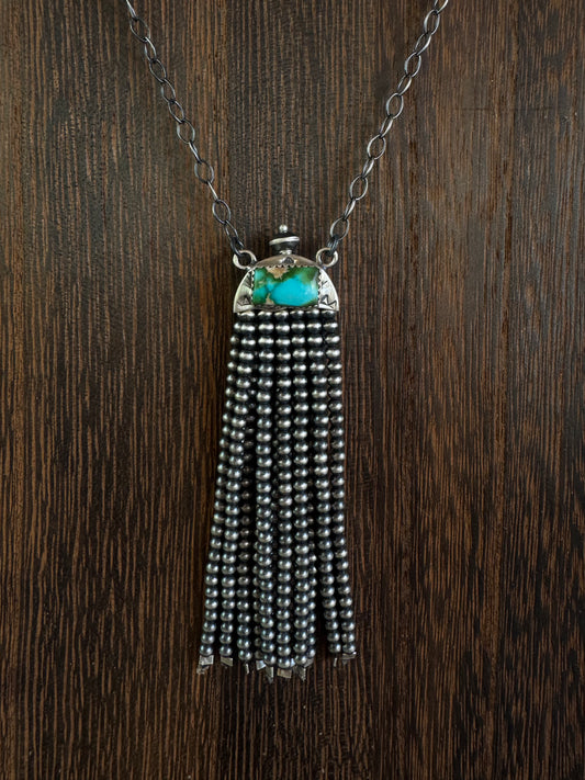 Sonoran Good and Silver Pearl Necklace